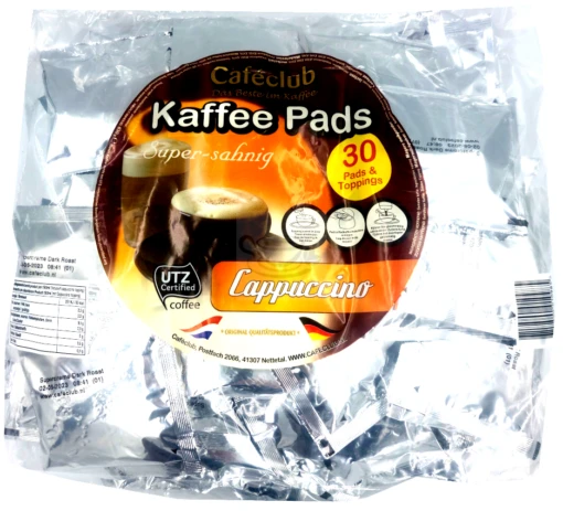 Cafeclub Supercreme Megabag Cappuccino 30 Coffee Pods - Image 2