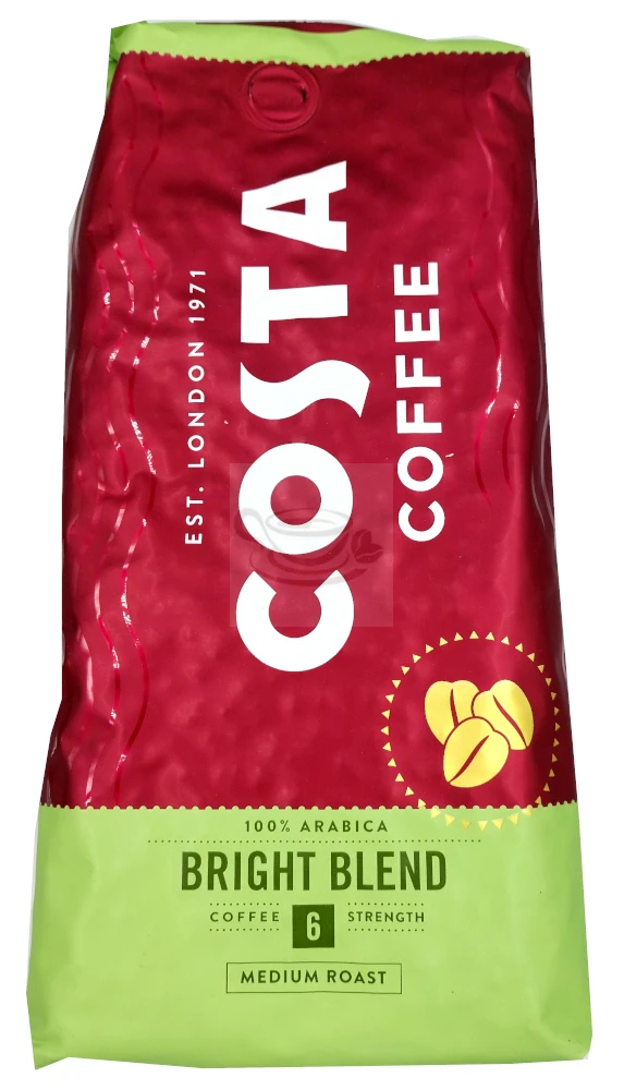 Costa Coffee Bright Blend Medium Roast 1kg Coffee Beans 3 Costa Coffee Bright Blend Medium Roast 1kg Coffee Beans