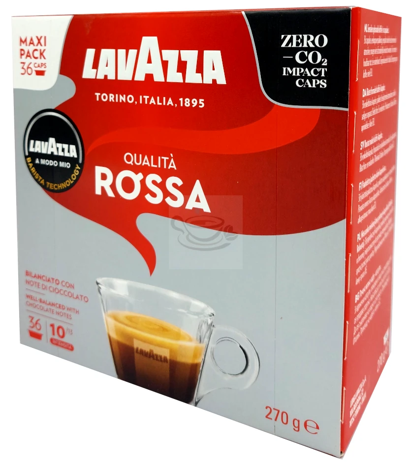 Lavazza Qualita Rossa For A Modo Mio 36 Capsules 3 Lavazza Qualita Rossa For A Modo Mio 36 Capsules