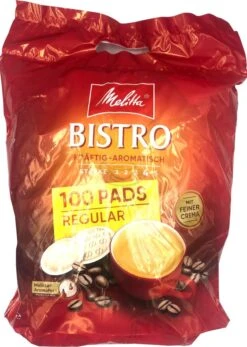 Melitta Bistro Bigbag 100 Coffee Pads Powerful