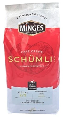 Minges Schweizer Schümli 2 Cafe Crema -Coffee Sale Shop minges schweizer schumli 2 kl