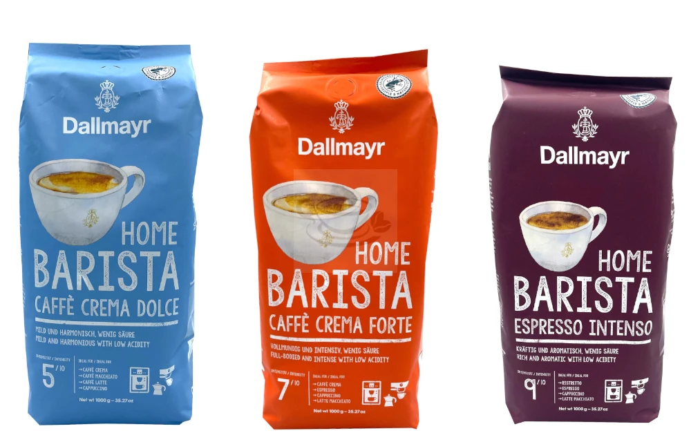 Brand Trial Package Dallmayr Home Barista Beans 3 Brand Trial Package Dallmayr Home Barista Beans