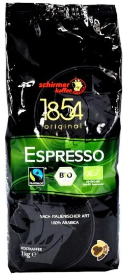 Schirmer Espresso Fair Trade And Organic Coffee Beans 7 Schirmer Espresso Fair Trade And Organic Coffee Beans -Coffee Sale Shop schirmer kaffee 1854 origial espresso bio nach italienischer art kl