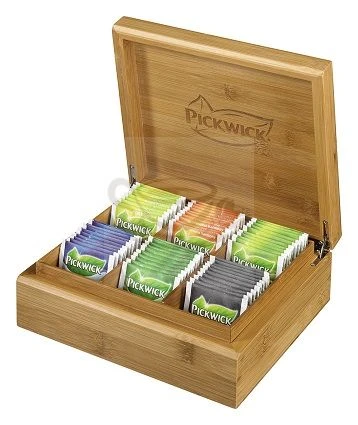 Pickwick Teabox 6-compartments 3 Pickwick Teabox 6-compartments