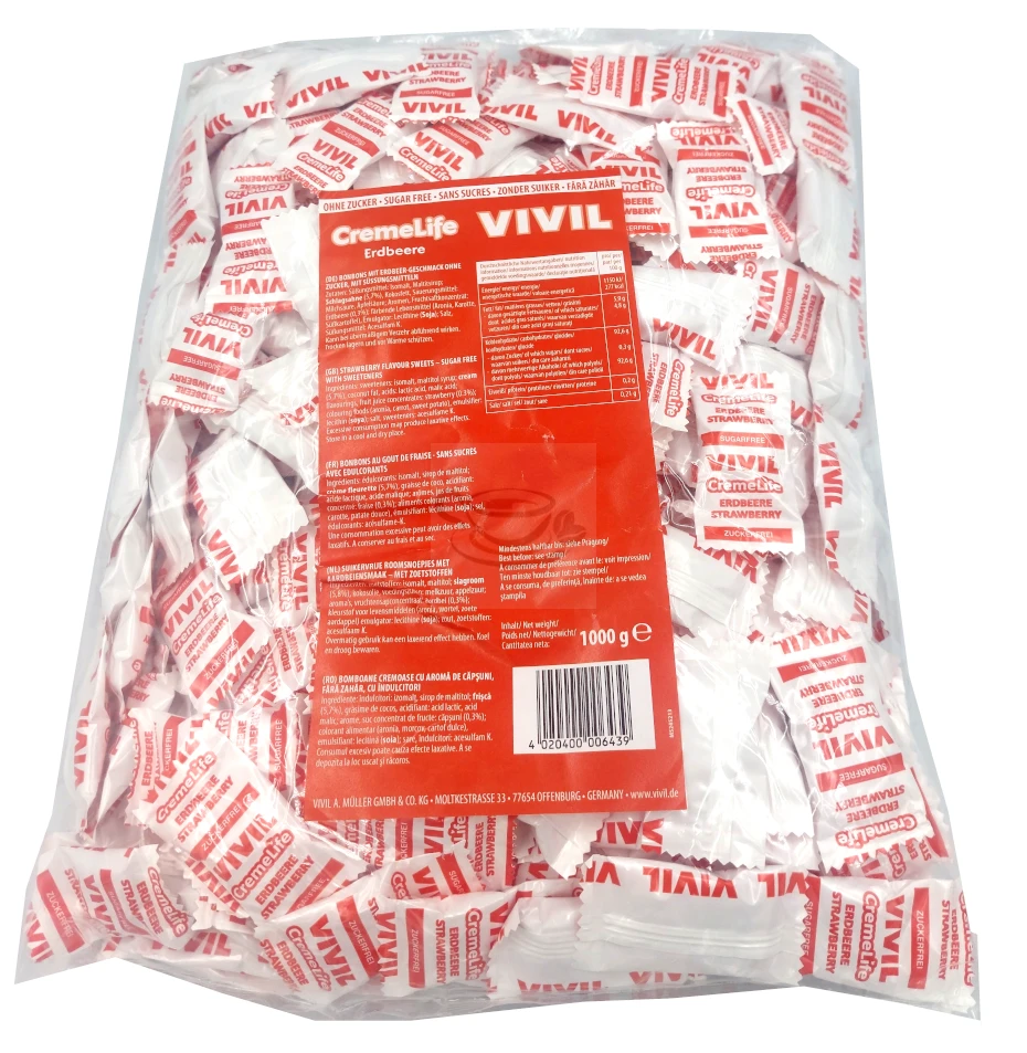 Vivil Cremelife Strawberry Sugar Free 3 Vivil Cremelife Strawberry Sugar Free